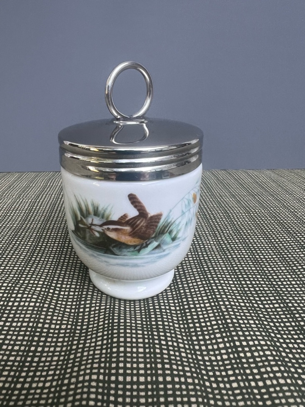 Vintage Royal Worcester porcelain Egg Coddler.